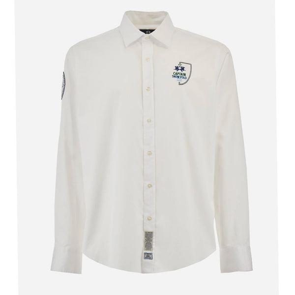 White Cotton Shirt La Martina