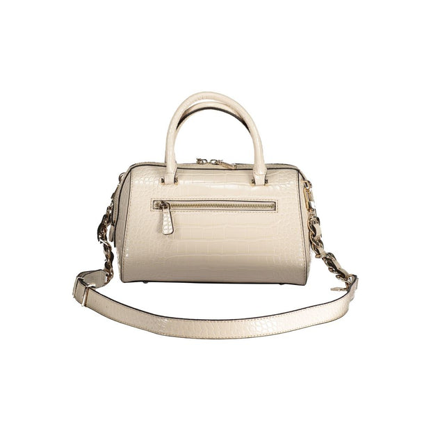 Beige Polyethylene Handbag Guess Jeans