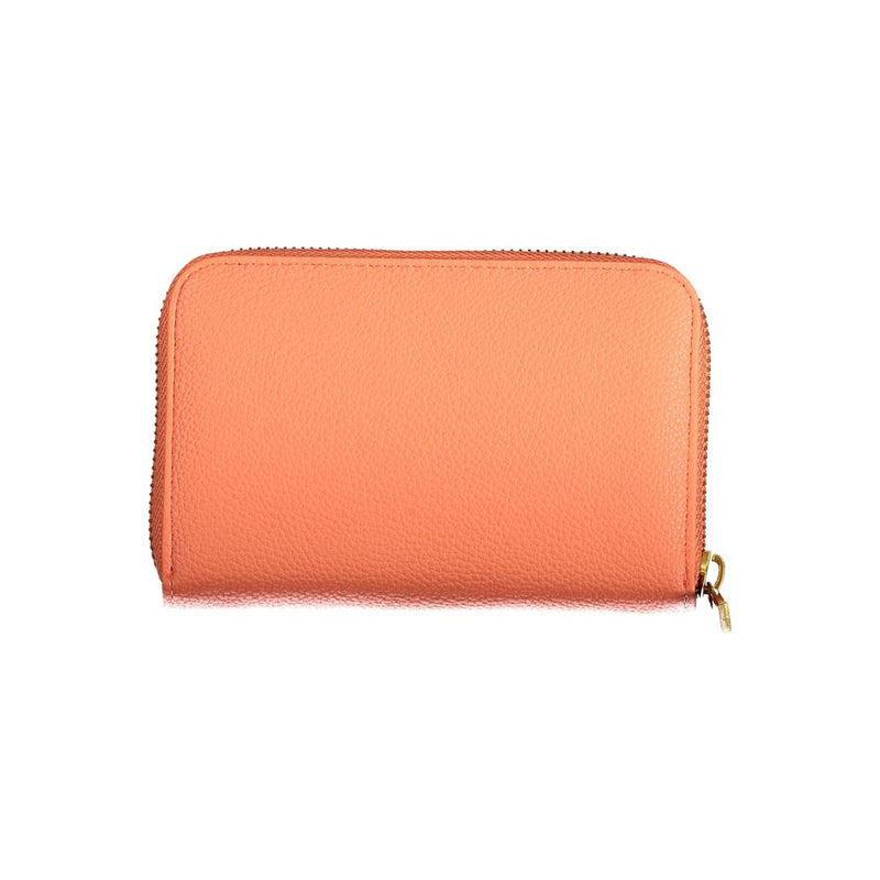 Orange Polyethylene Wallet Guess Jeans