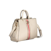 Beige Polyethylene Handbag Guess Jeans