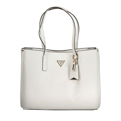 White Polyethylene Handbag Guess Jeans