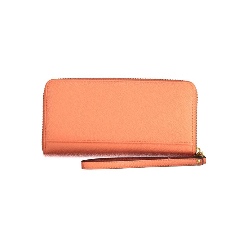 Orange Polyethylene Wallet Guess Jeans