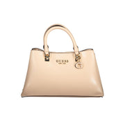 Beige Polyethylene Handbag Guess Jeans