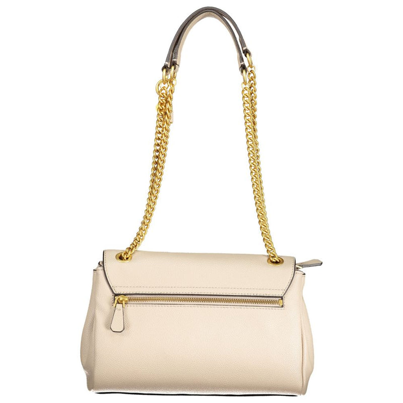 Beige Polyethylene Handbag Guess Jeans