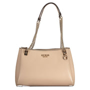 Beige Polyethylene Handbag Guess Jeans