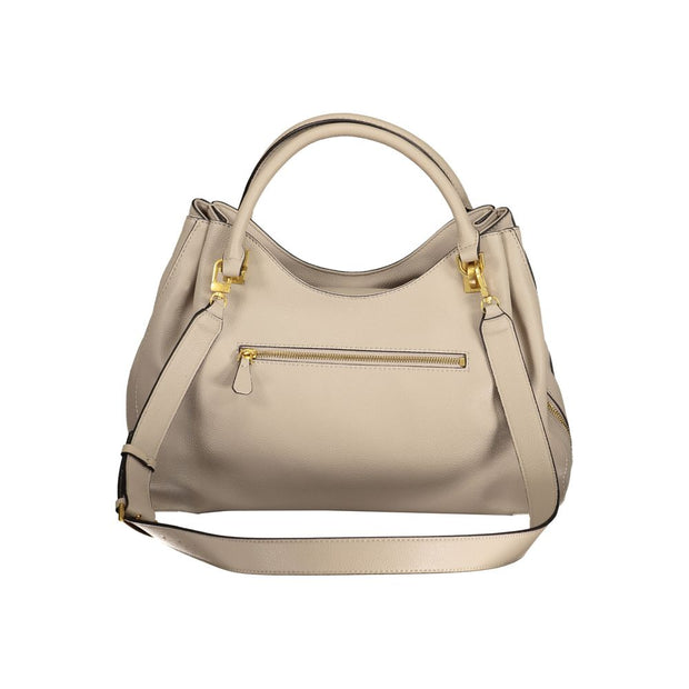 Beige Polyethylene Handbag Guess Jeans