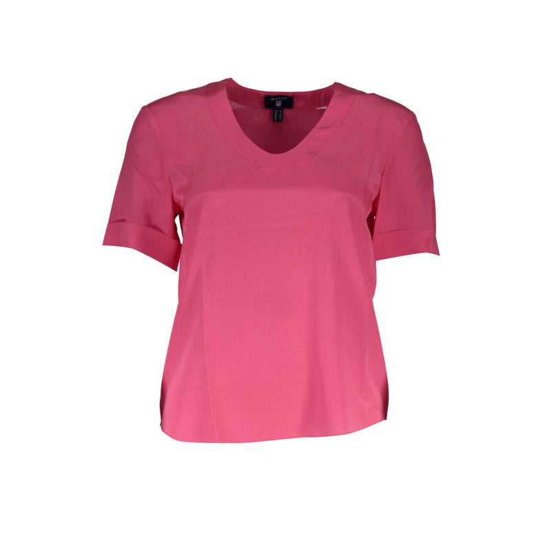 Pink Silk Tops & T-Shirt Gant