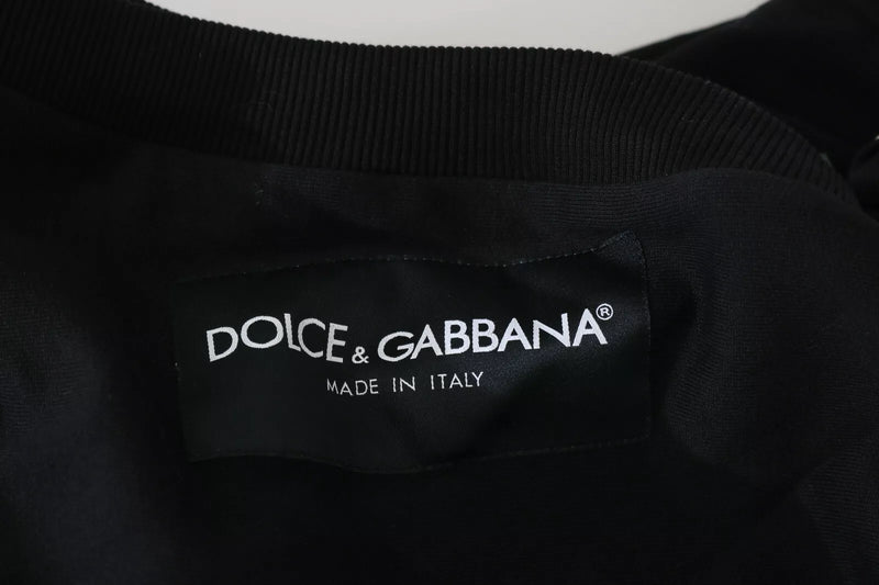 DG Sequined Hooded Pullover Sweater Dolce & Gabbana