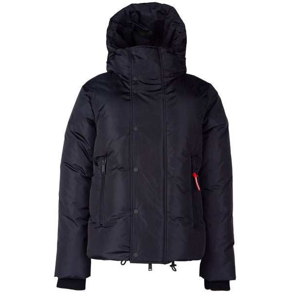 Black Nylon Men Jacket Dsquared²