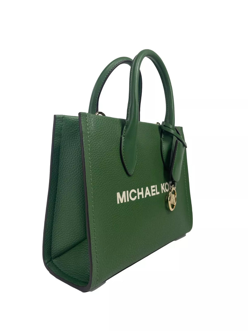 Mirella Small Leather Top Zip Shopper Tote Bag Michael Kors