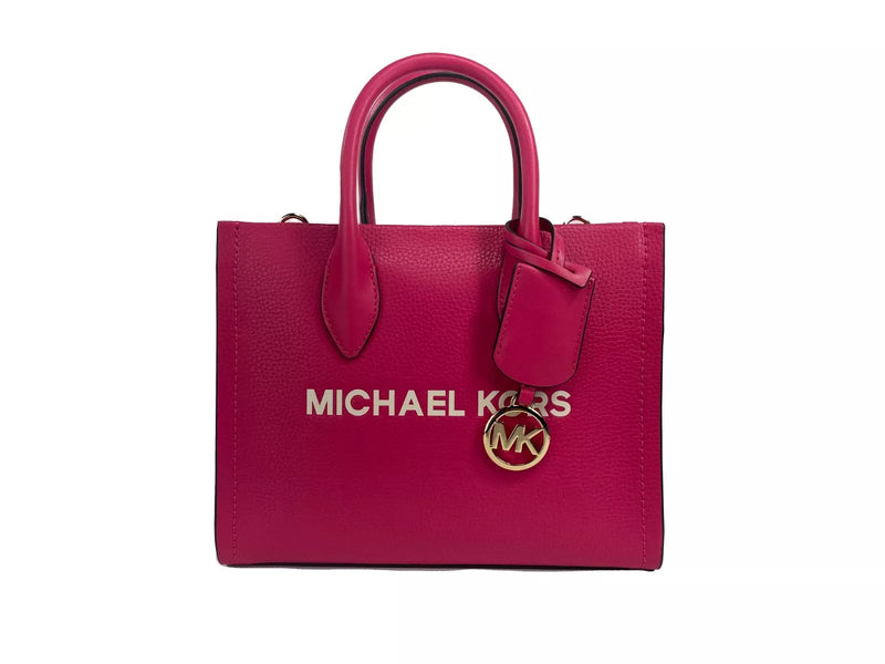 Mirella Small Leather Top Zip Shopper Tote Bag Michael Kors