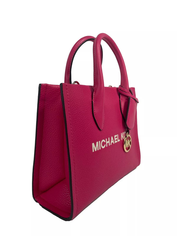 Mirella Small Leather Top Zip Shopper Tote Bag Michael Kors