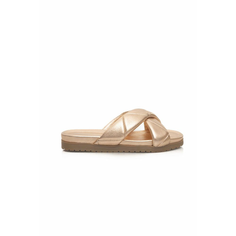 Beige Sheepskin Women Sandal Cerruti 1881