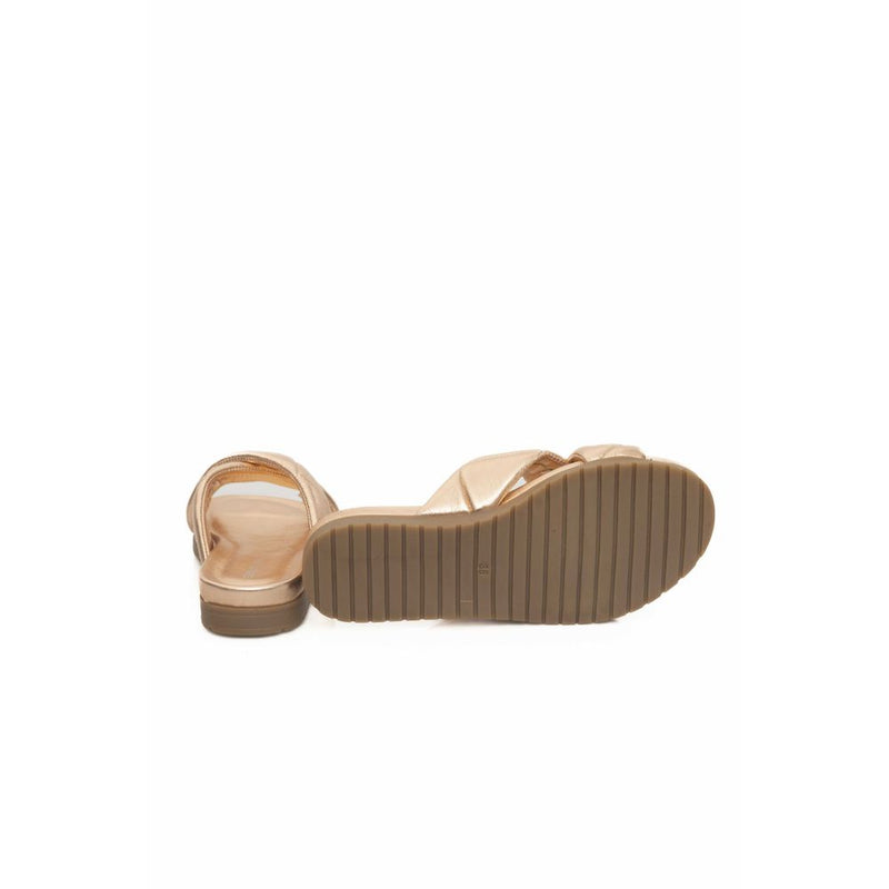 Beige Sheepskin Women Sandal Cerruti 1881