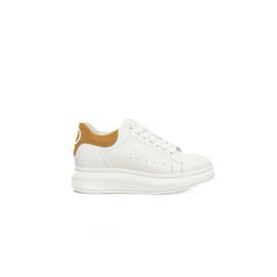 White Leather Women Sneaker Cerruti 1881