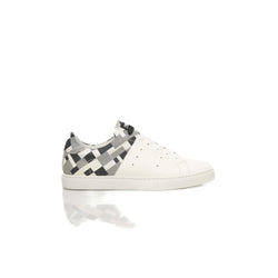 White Leather Men Sneaker Cerruti 1881