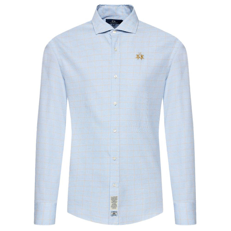 Light Blue Cotton Shirt La Martina