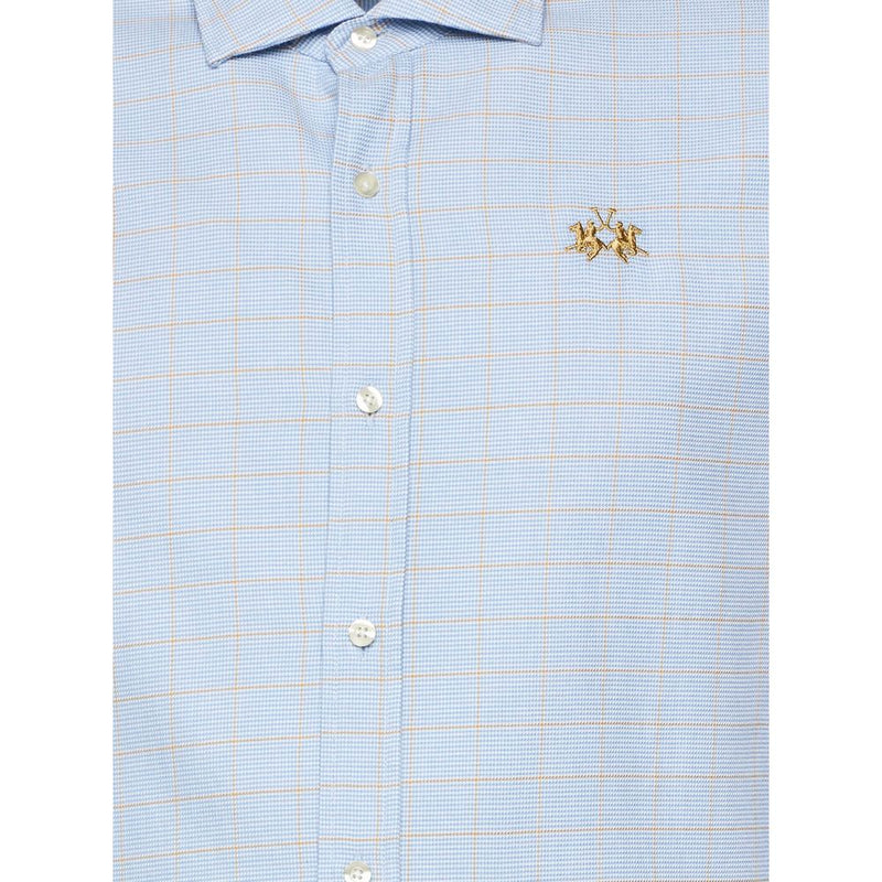 Light Blue Cotton Shirt La Martina