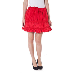 Red Polyester Skirt Denny Rose