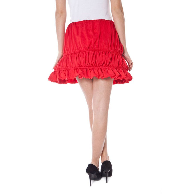 Red Polyester Skirt Denny Rose