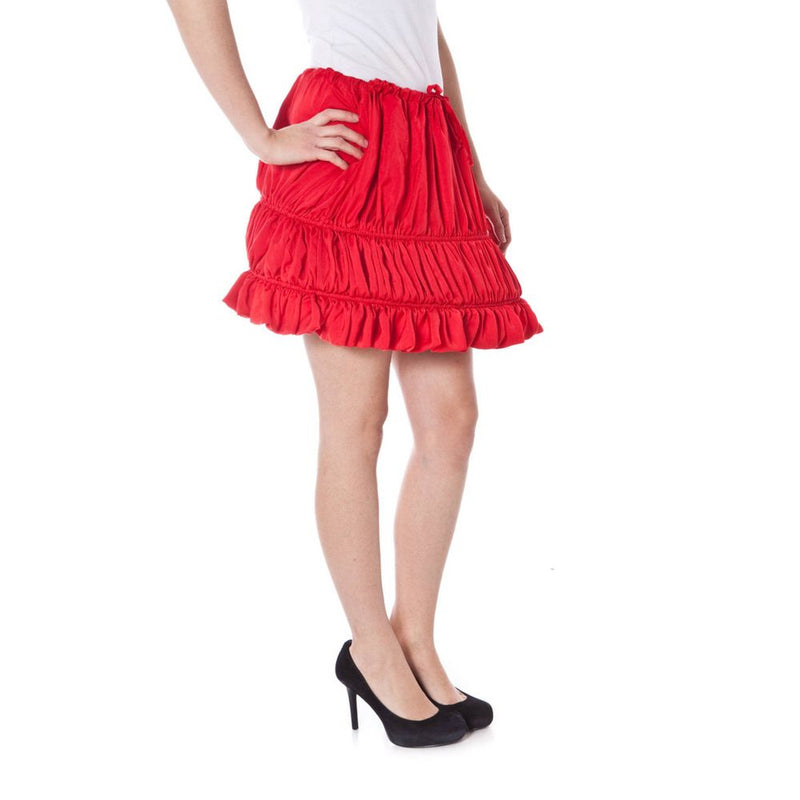 Red Polyester Skirt Denny Rose