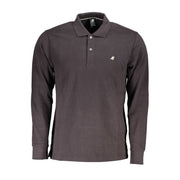 Gray Cotton Polo Shirt U.S. Grand Polo