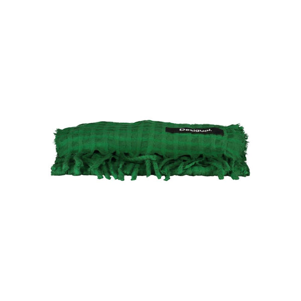 Green Polyester Scarf Desigual