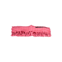 Pink Polyester Scarf Desigual