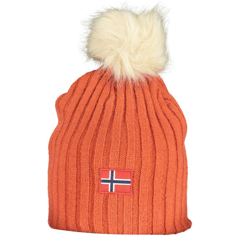 Orange Polyester Hat Norway 1963