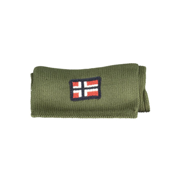 Green Acrylic Scarf Norway 1963