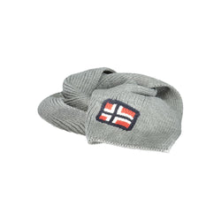 Gray Acrylic Scarf Norway 1963