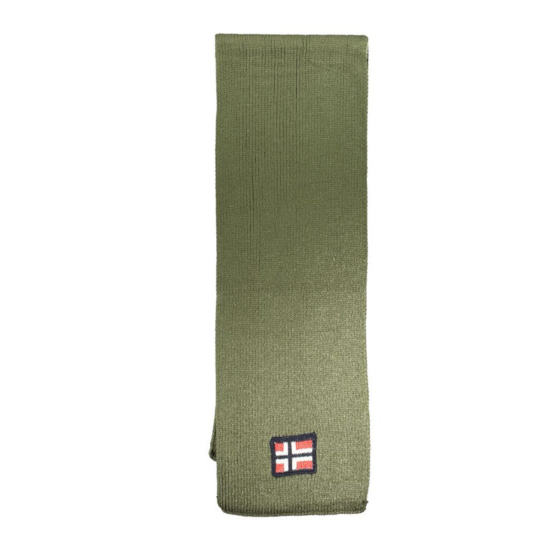 Green Acrylic Scarf Norway 1963