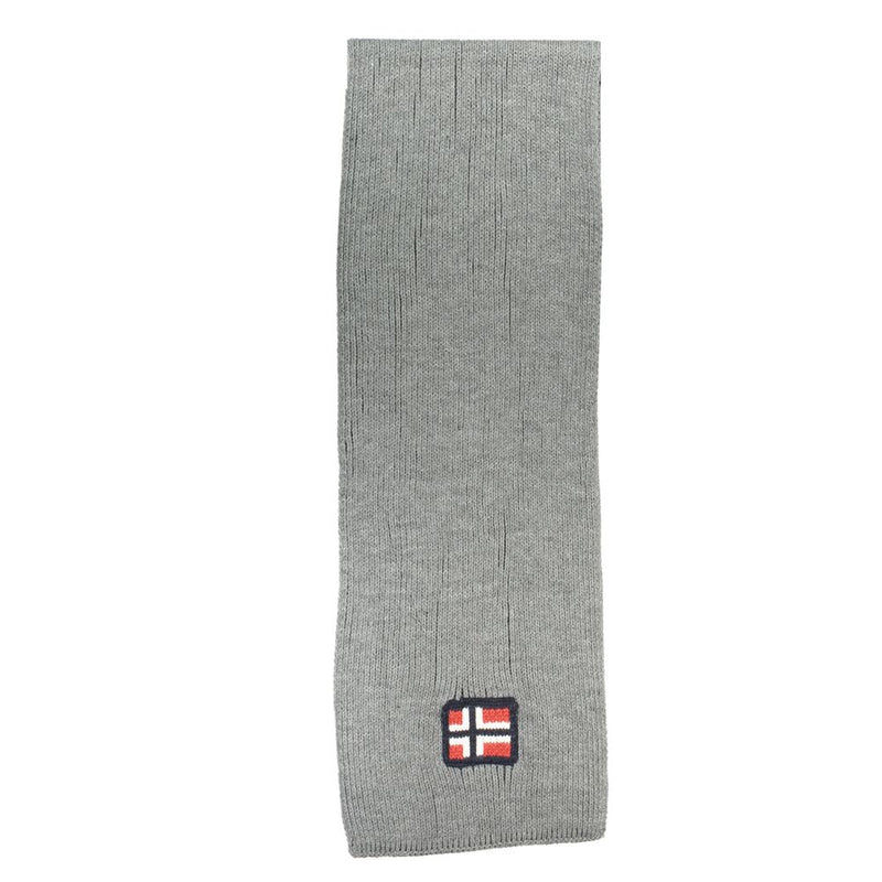 Gray Acrylic Scarf Norway 1963