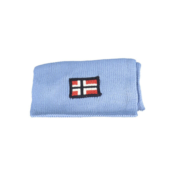 Light Blue Acrylic Scarf Norway 1963