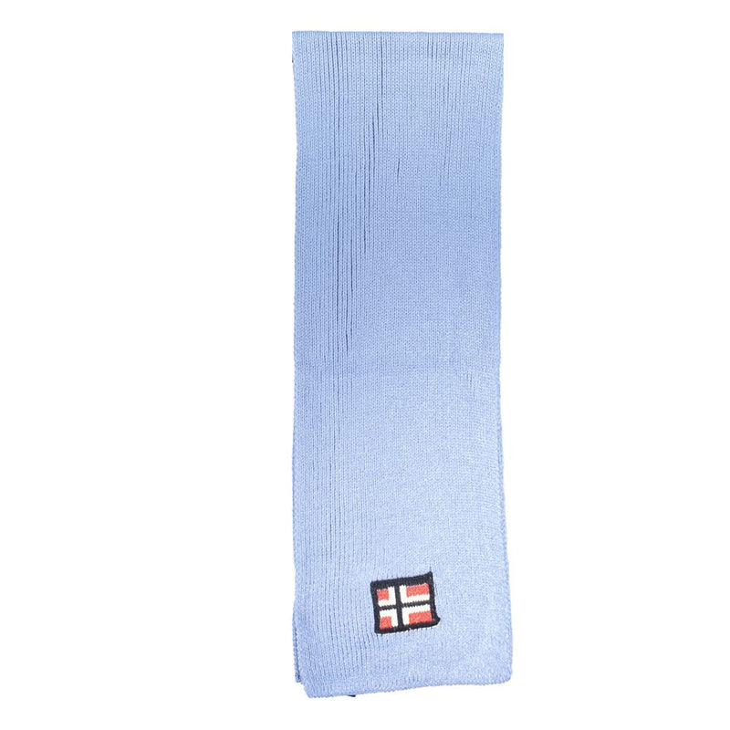 Light Blue Acrylic Scarf Norway 1963