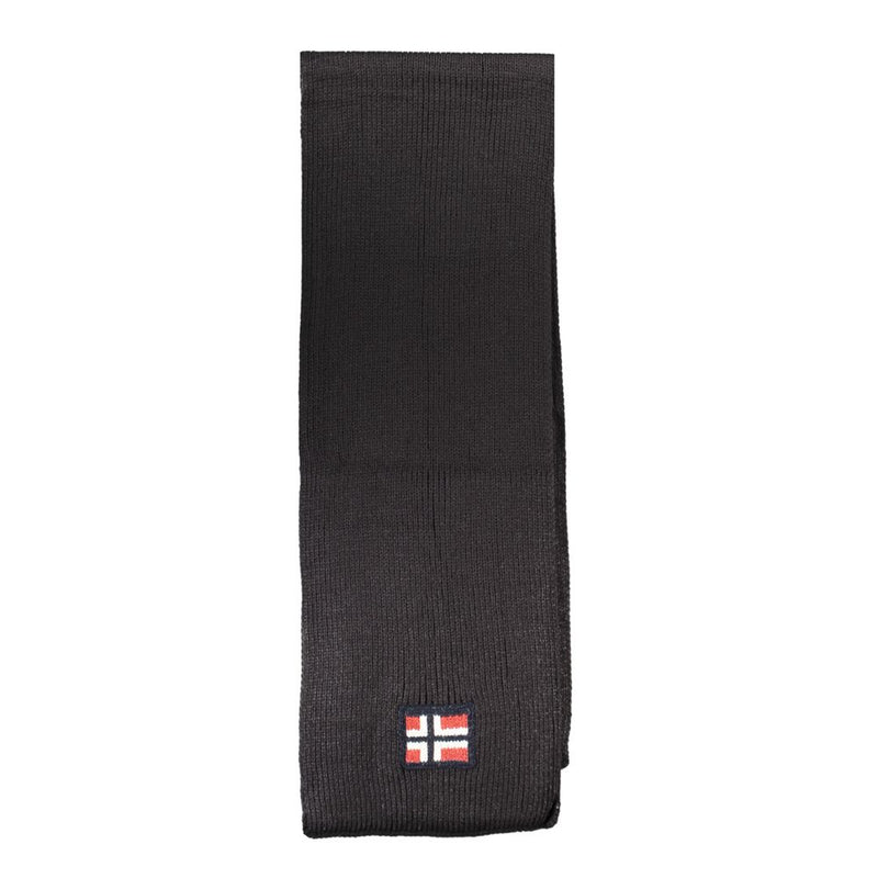 Black Acrylic Scarf Norway 1963