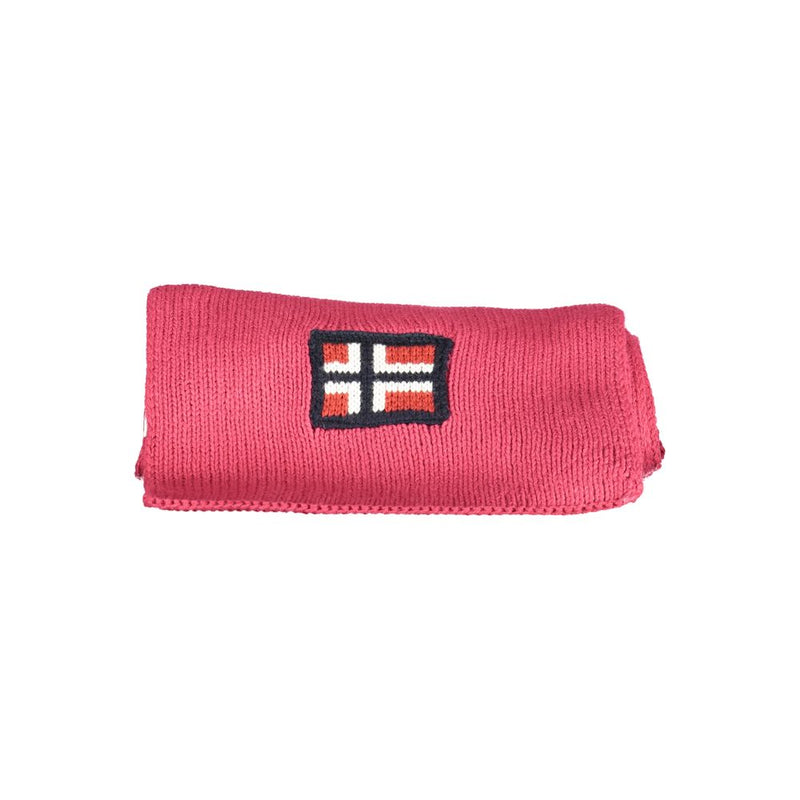 Pink Acrylic Scarf Norway 1963