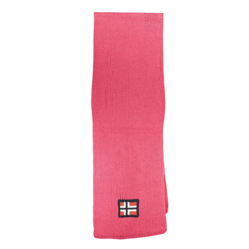 Pink Acrylic Scarf Norway 1963