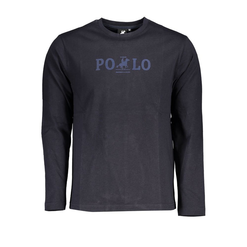 Blue Cotton T-Shirt U.S. Grand Polo