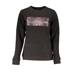 Black Cotton Sweater Cavalli Class