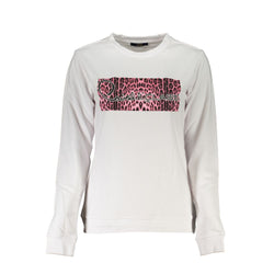 White Cotton Sweater Cavalli Class