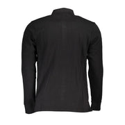 Black Cotton Polo Shirt U.S. Grand Polo