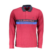 Red Cotton Polo Shirt U.S. Grand Polo