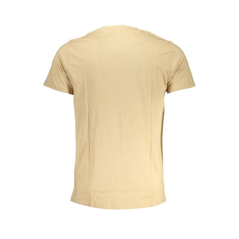 Beige Cotton T-Shirt Cavalli Class