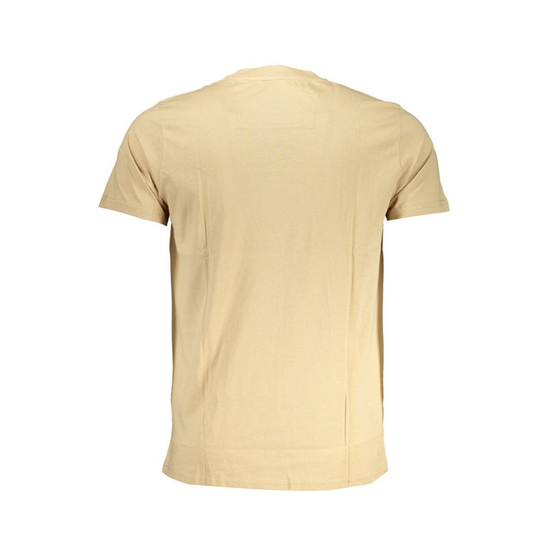 Beige Cotton T-Shirt Cavalli Class