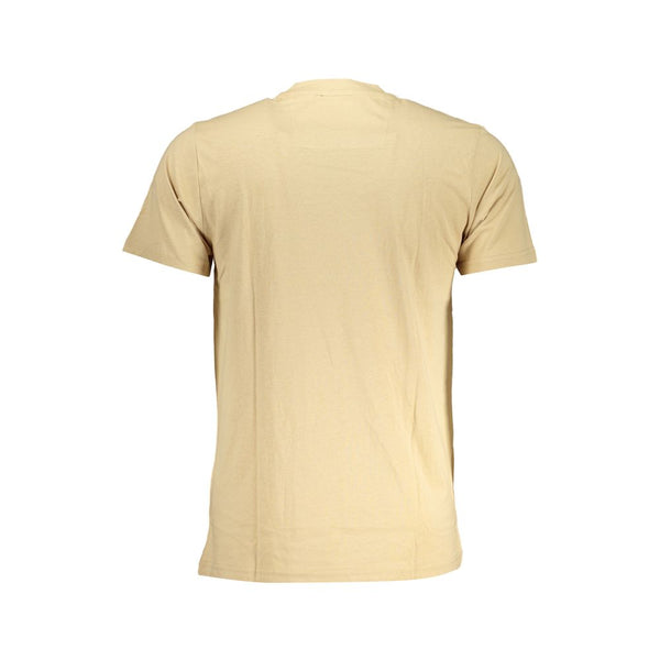 Beige Cotton T-Shirt Cavalli Class