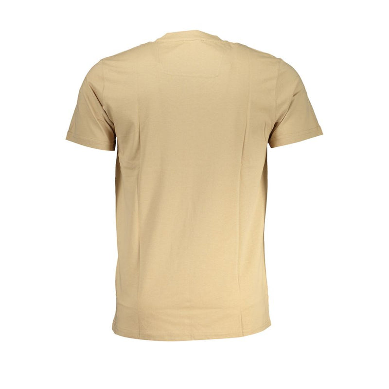 Beige Cotton T-Shirt Cavalli Class