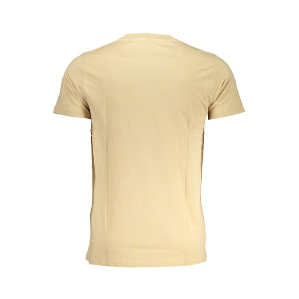 Beige Cotton T-Shirt Cavalli Class