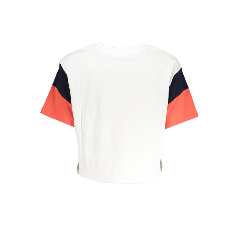 White Cotton Tops & T-Shirt Fila