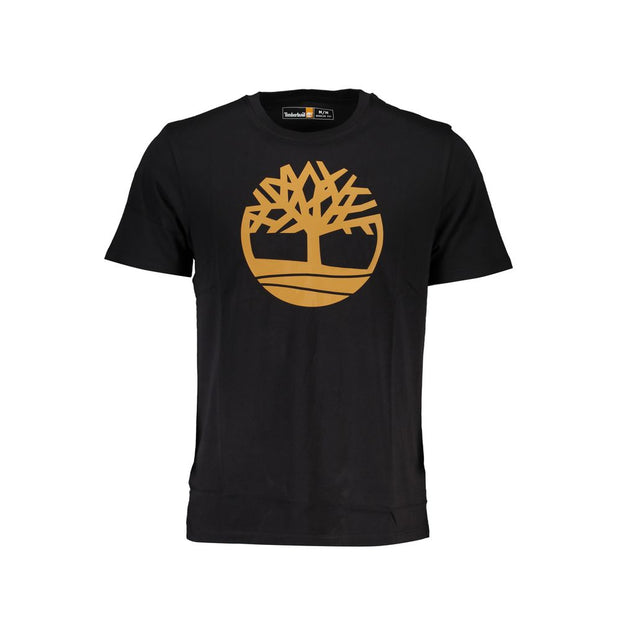 Black Cotton T-Shirt Timberland